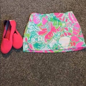 Lilly Pulitzer skort girls 12 EUC